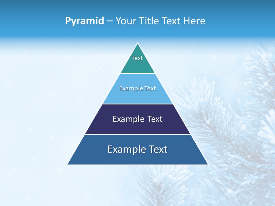 Snow Natural Twig PowerPoint Template