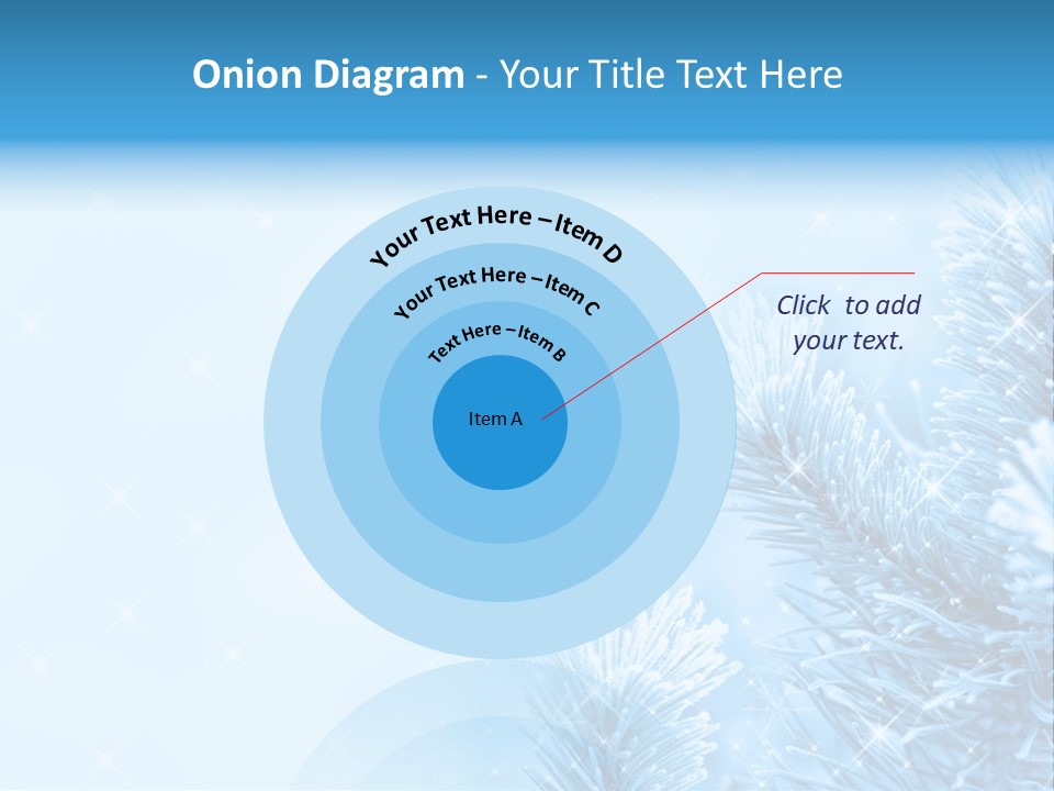 Snow Natural Twig PowerPoint Template