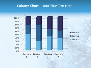 Snow Natural Twig PowerPoint Template