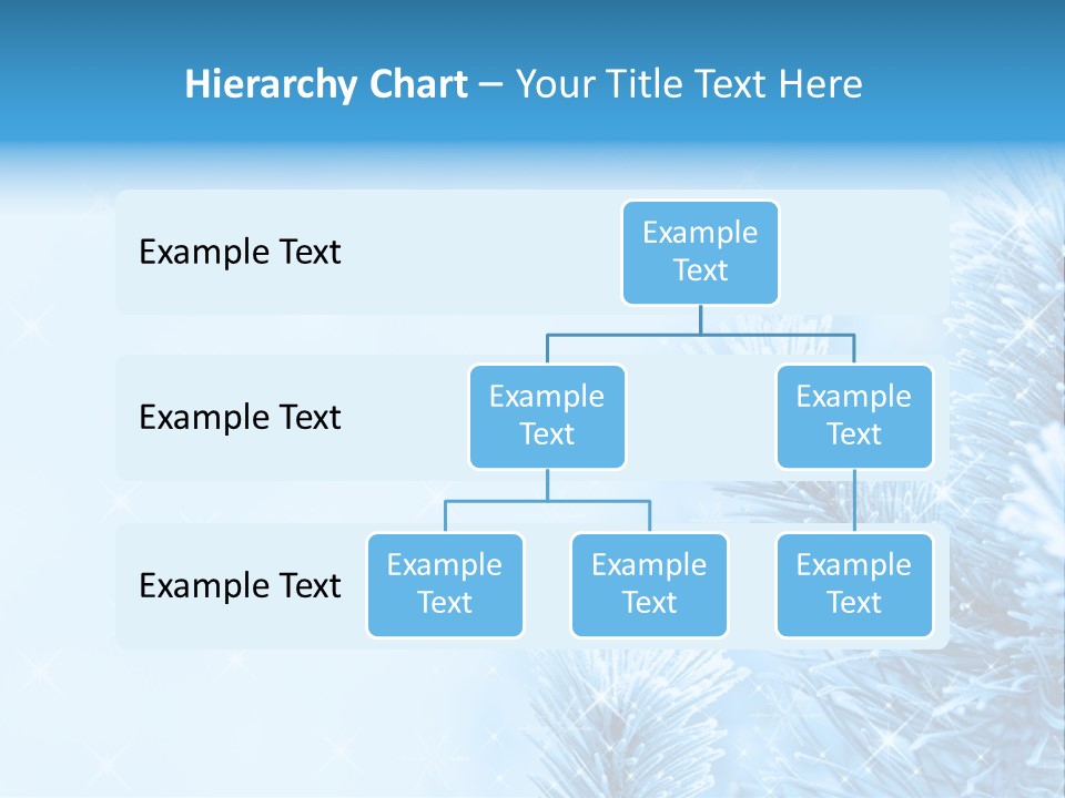 Snow Natural Twig PowerPoint Template
