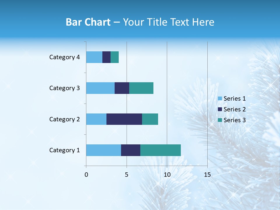 Snow Natural Twig PowerPoint Template
