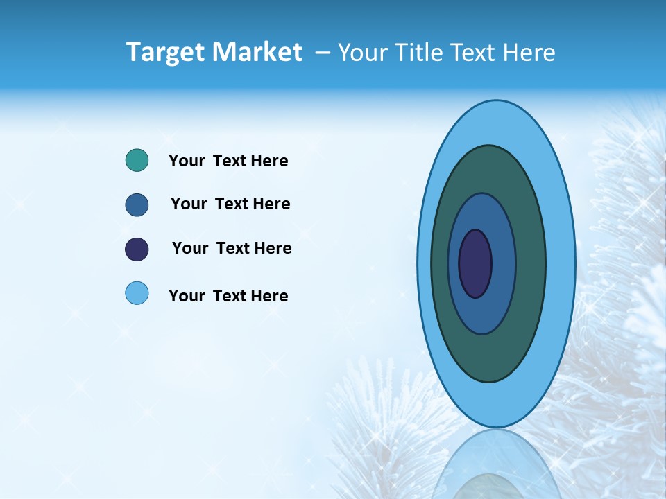 Snow Natural Twig PowerPoint Template