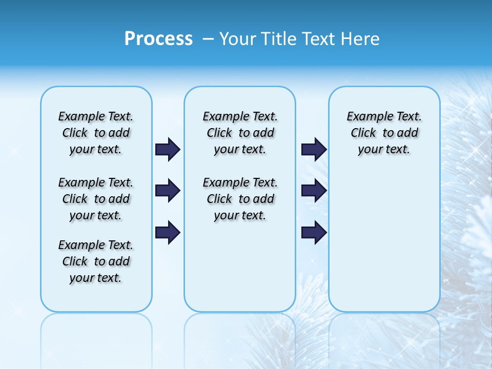 Snow Natural Twig PowerPoint Template