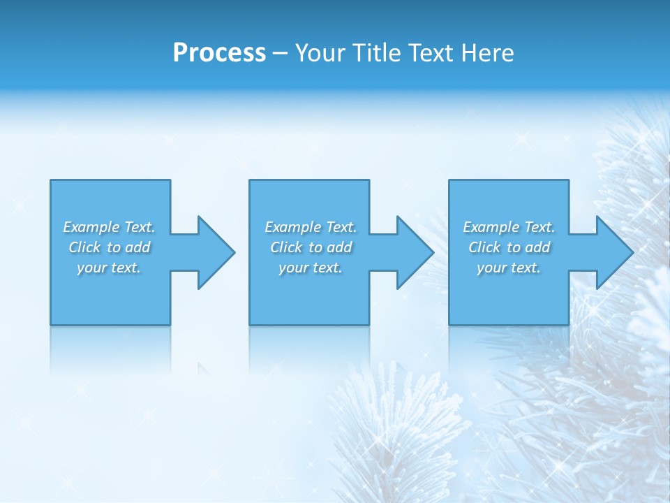 Snow Natural Twig PowerPoint Template