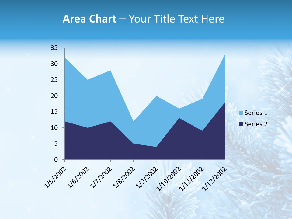 Snow Natural Twig PowerPoint Template