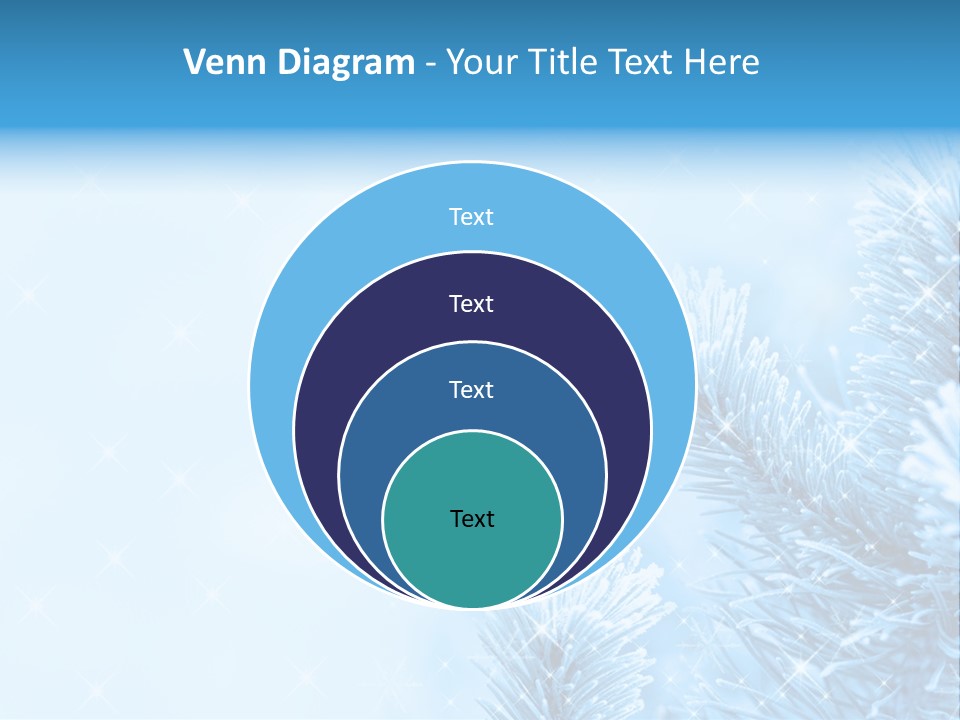Snow Natural Twig PowerPoint Template
