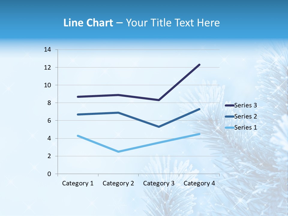Snow Natural Twig PowerPoint Template