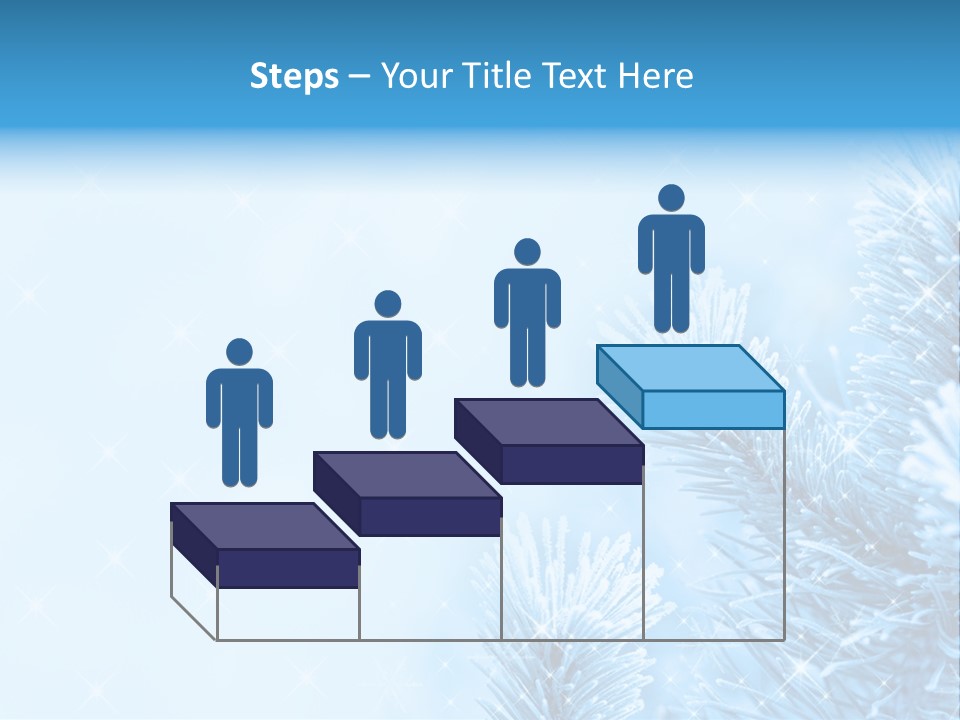 Snow Natural Twig PowerPoint Template