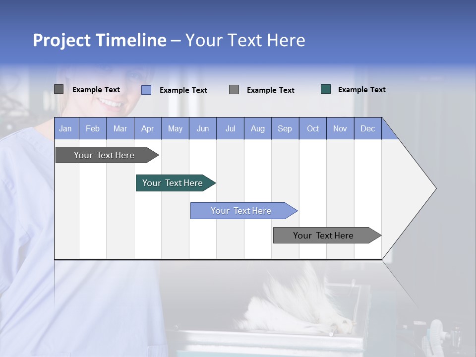 Lady Veterinarian Patient PowerPoint Template