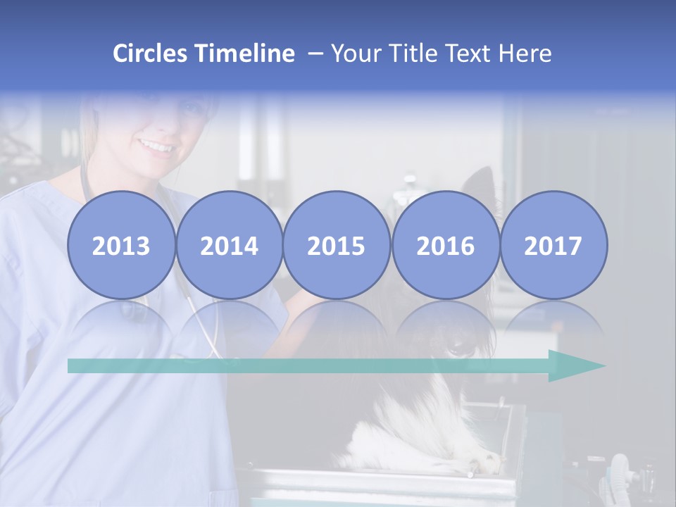 Lady Veterinarian Patient PowerPoint Template