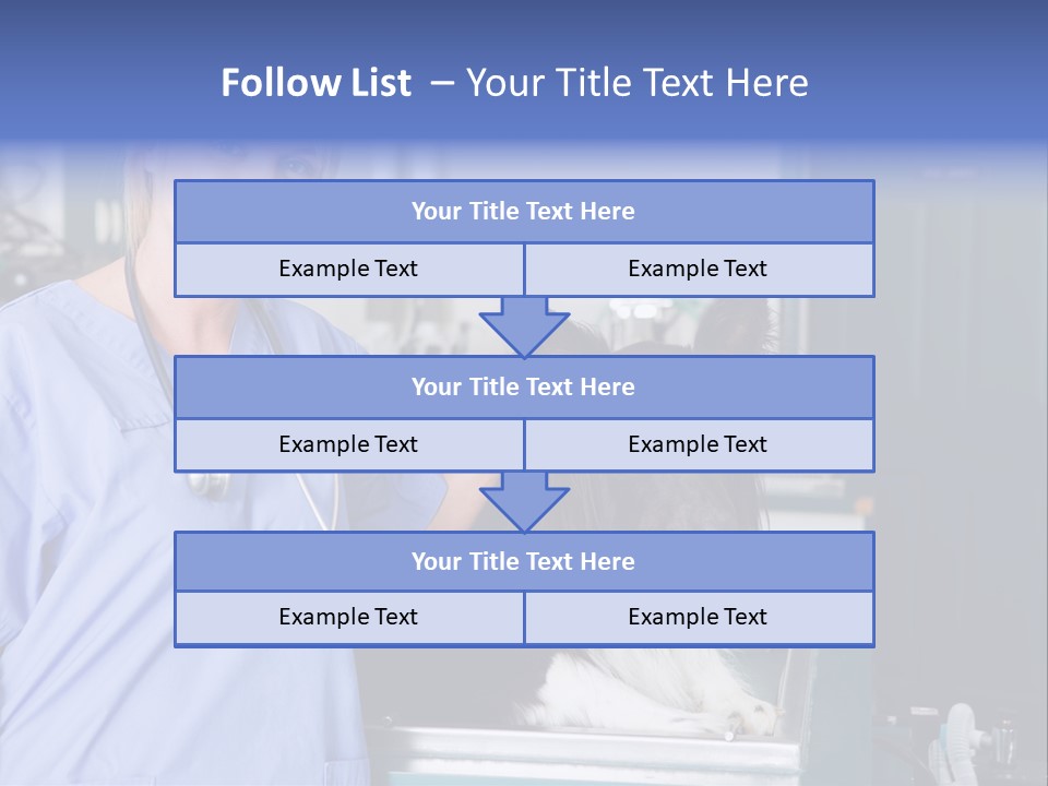 Lady Veterinarian Patient PowerPoint Template
