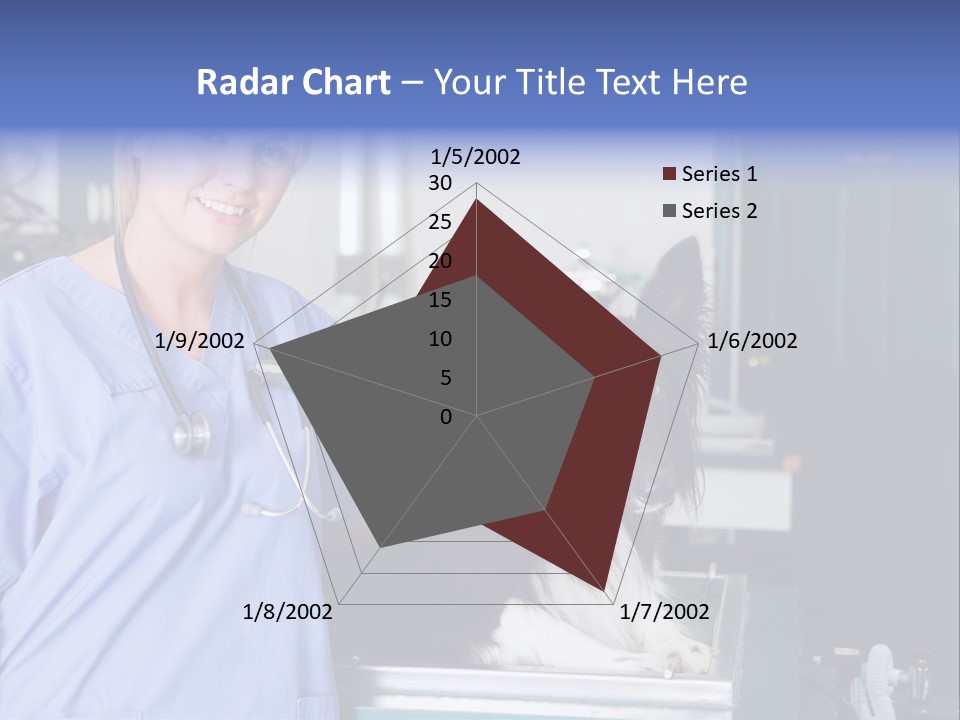 Lady Veterinarian Patient PowerPoint Template