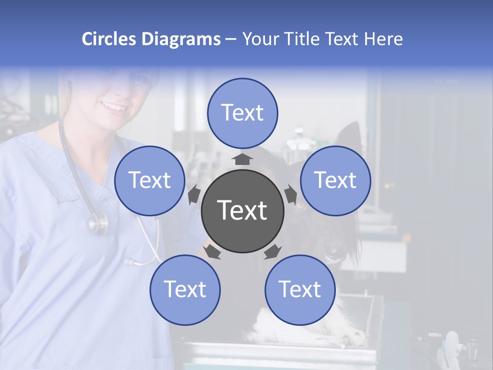 Lady Veterinarian Patient PowerPoint Template