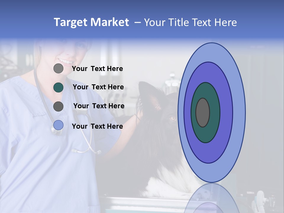 Lady Veterinarian Patient PowerPoint Template