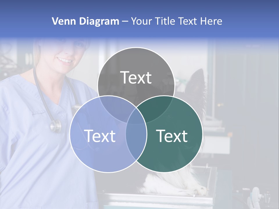 Lady Veterinarian Patient PowerPoint Template