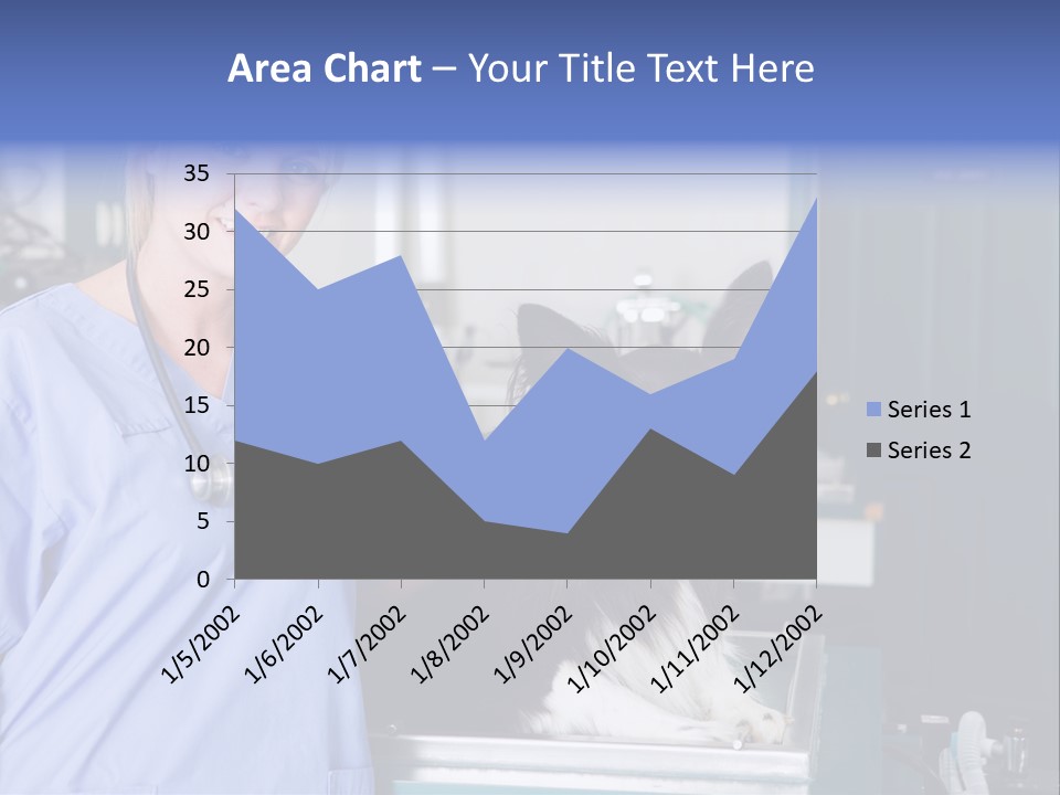 Lady Veterinarian Patient PowerPoint Template
