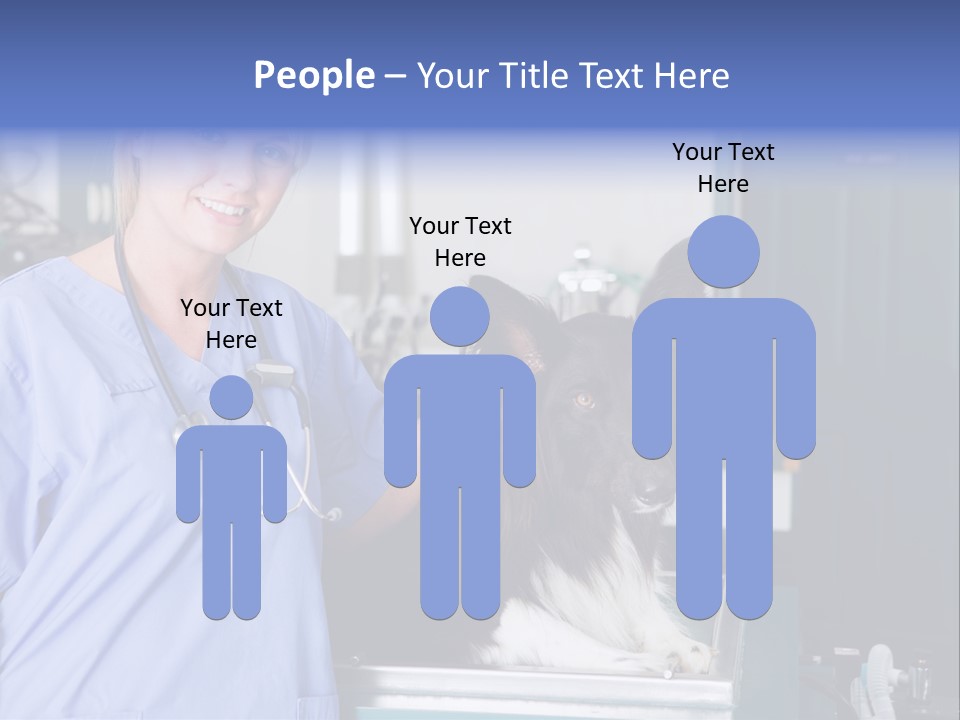 Lady Veterinarian Patient PowerPoint Template