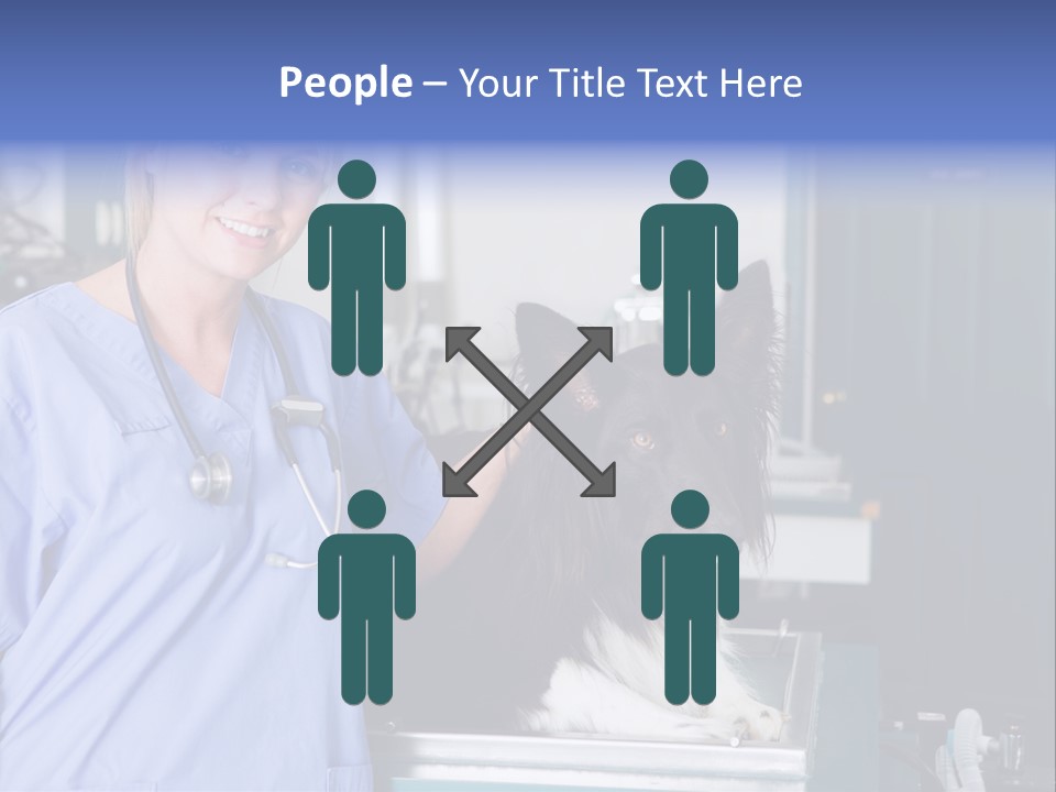 Lady Veterinarian Patient PowerPoint Template