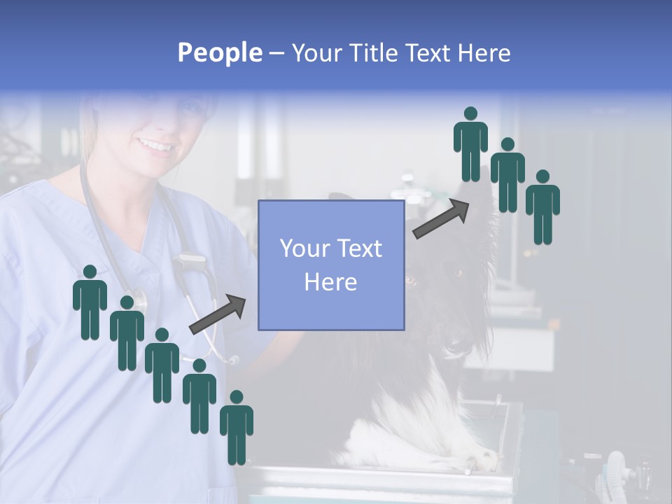 Lady Veterinarian Patient PowerPoint Template