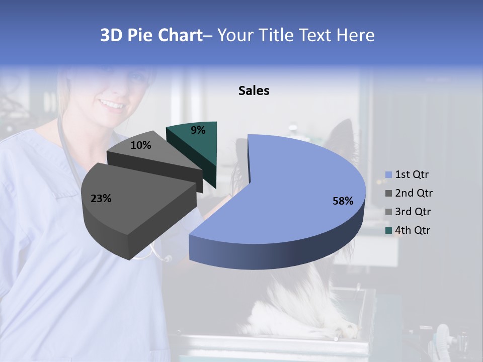 Lady Veterinarian Patient PowerPoint Template