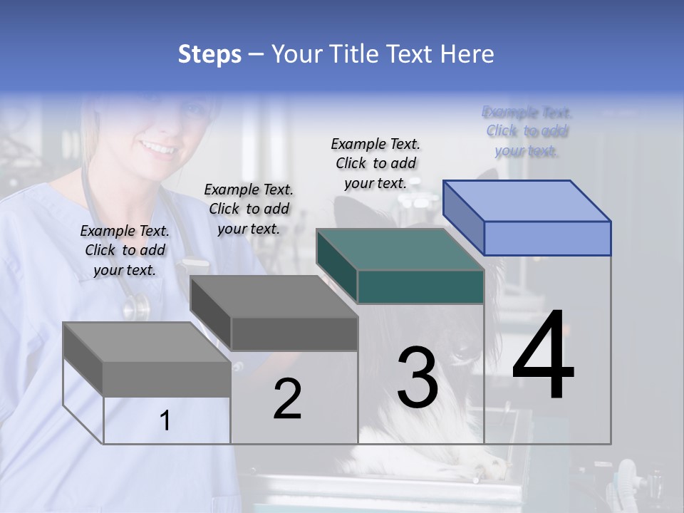 Lady Veterinarian Patient PowerPoint Template