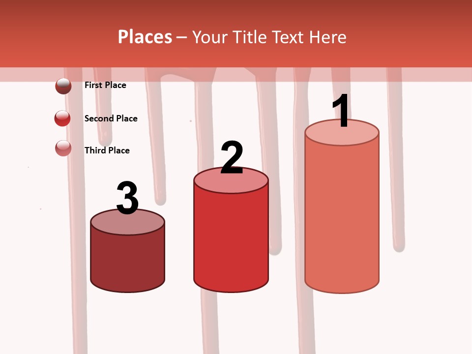 Blotch Drops Spill PowerPoint Template