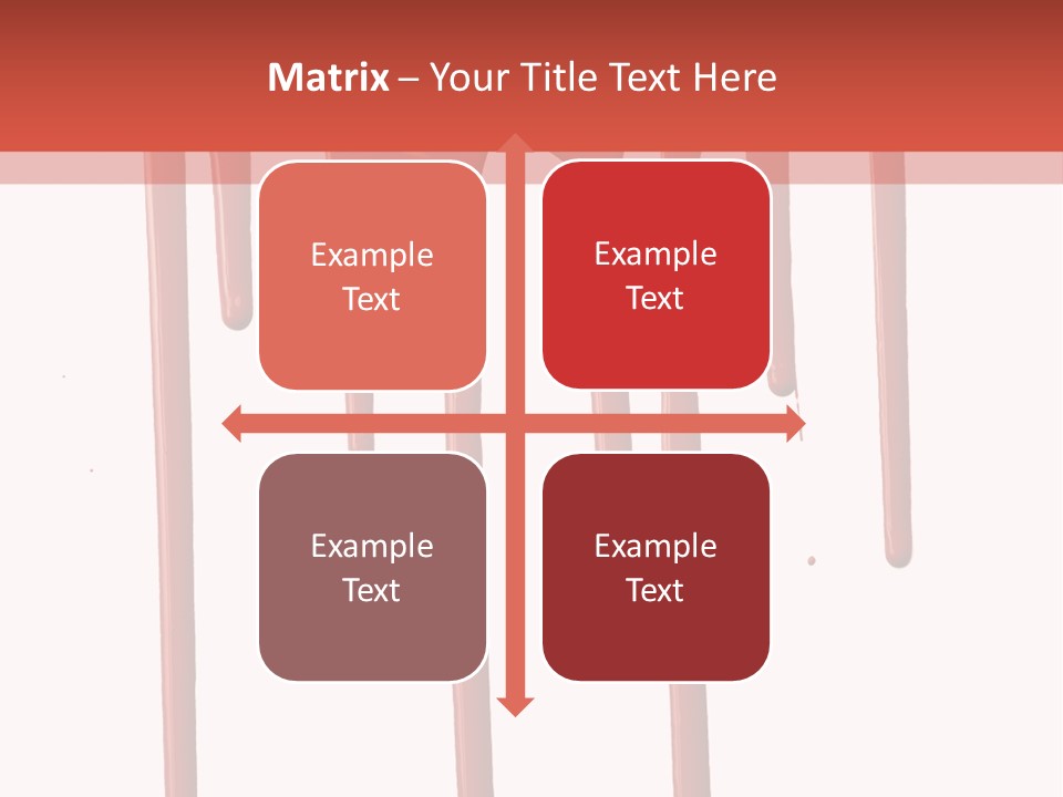 Blotch Drops Spill PowerPoint Template