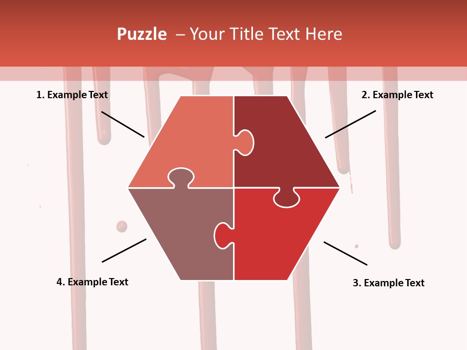 Blotch Drops Spill PowerPoint Template