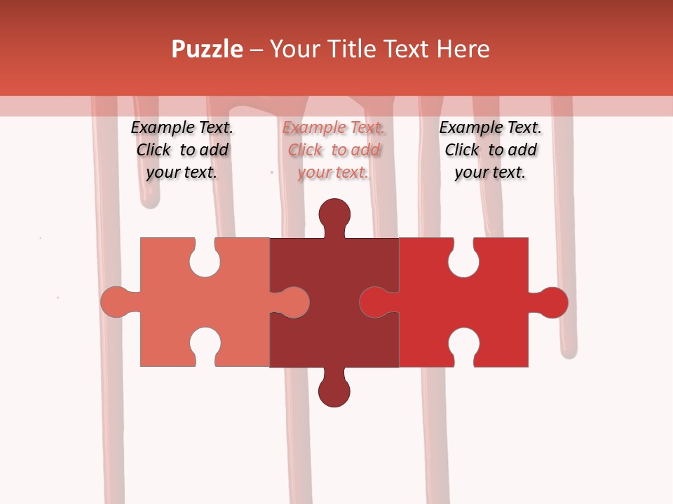 Blotch Drops Spill PowerPoint Template