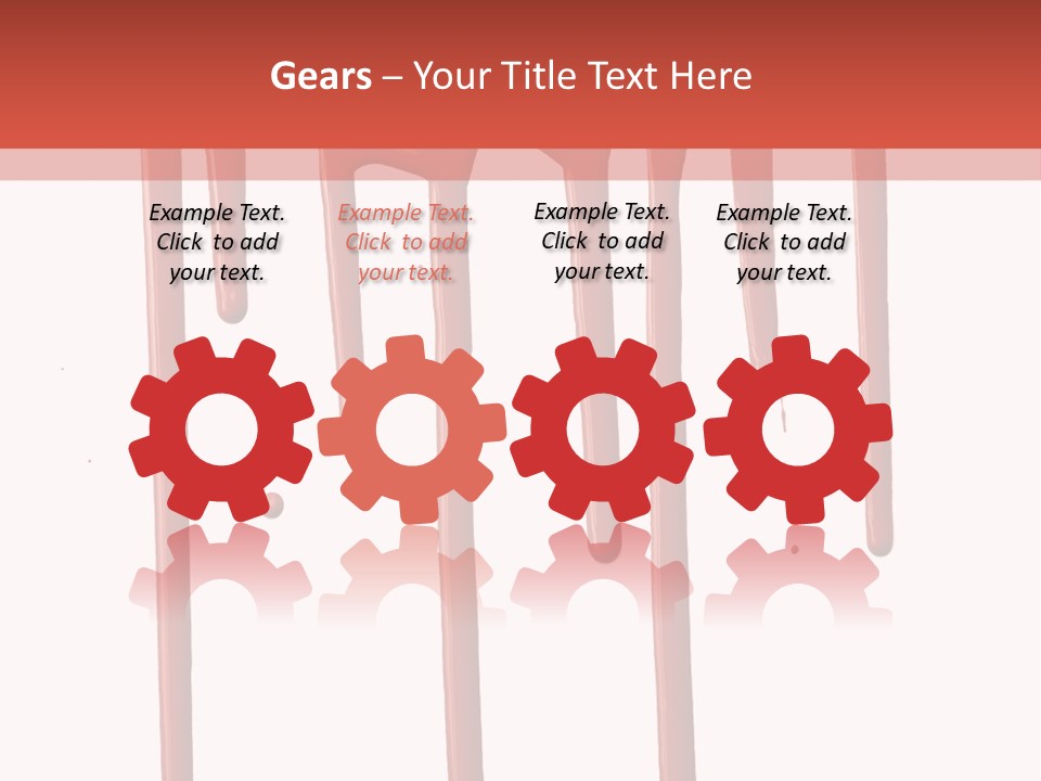 Blotch Drops Spill PowerPoint Template