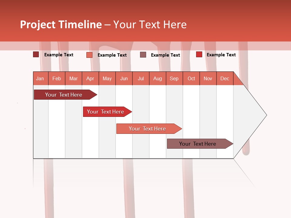 Blotch Drops Spill PowerPoint Template