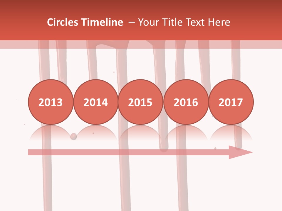 Blotch Drops Spill PowerPoint Template