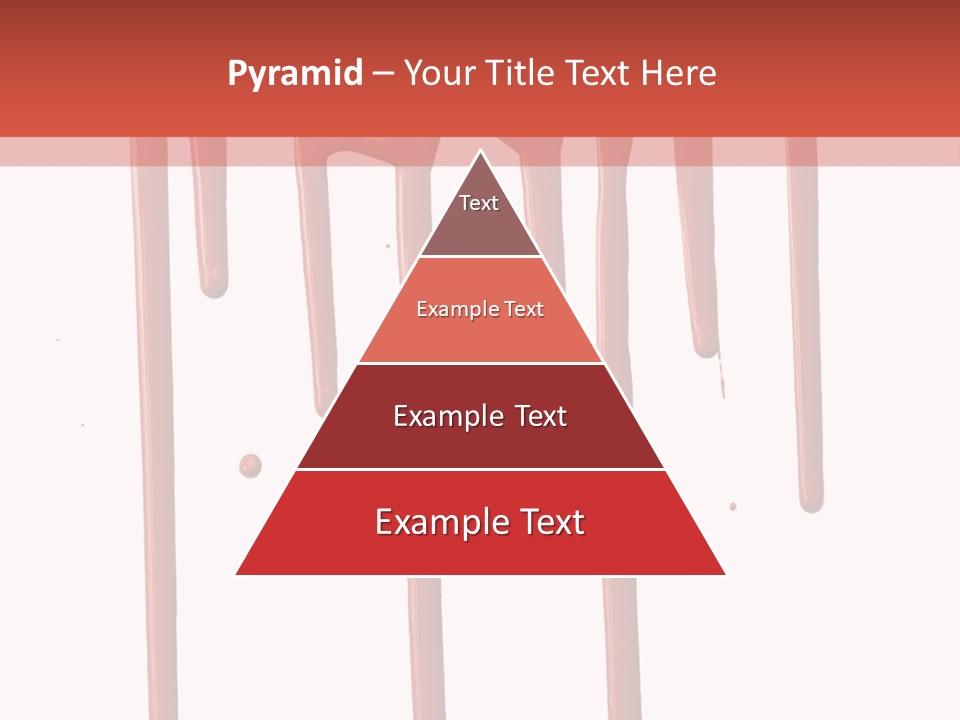 Blotch Drops Spill PowerPoint Template