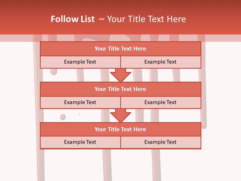 Blotch Drops Spill PowerPoint Template