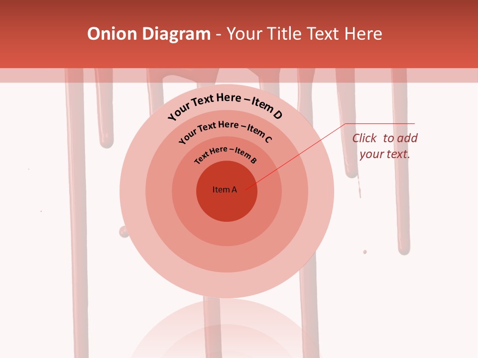 Blotch Drops Spill PowerPoint Template