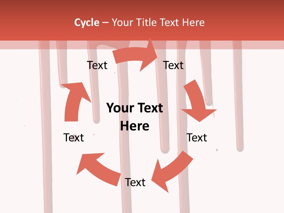 Blotch Drops Spill PowerPoint Template