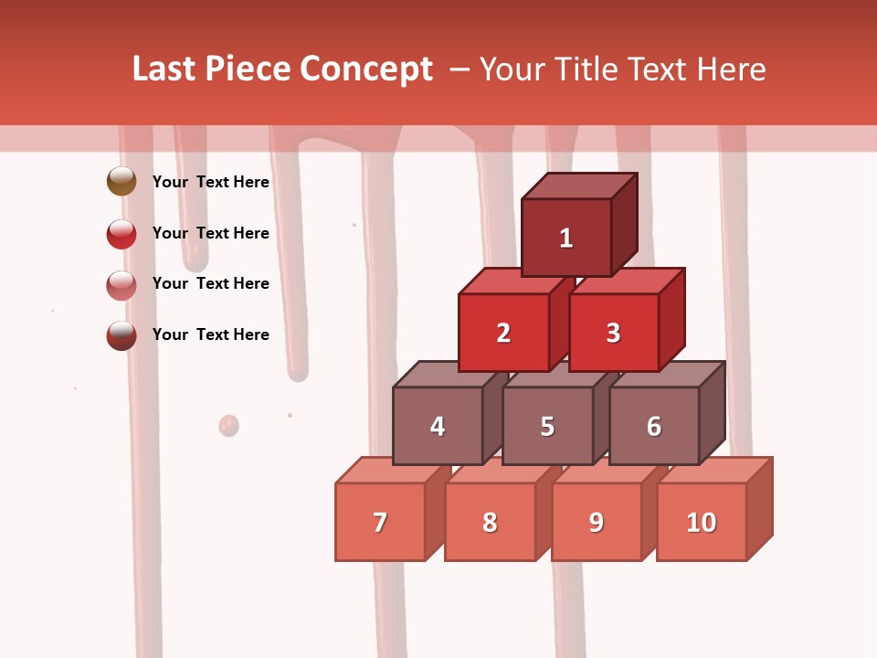 Blotch Drops Spill PowerPoint Template