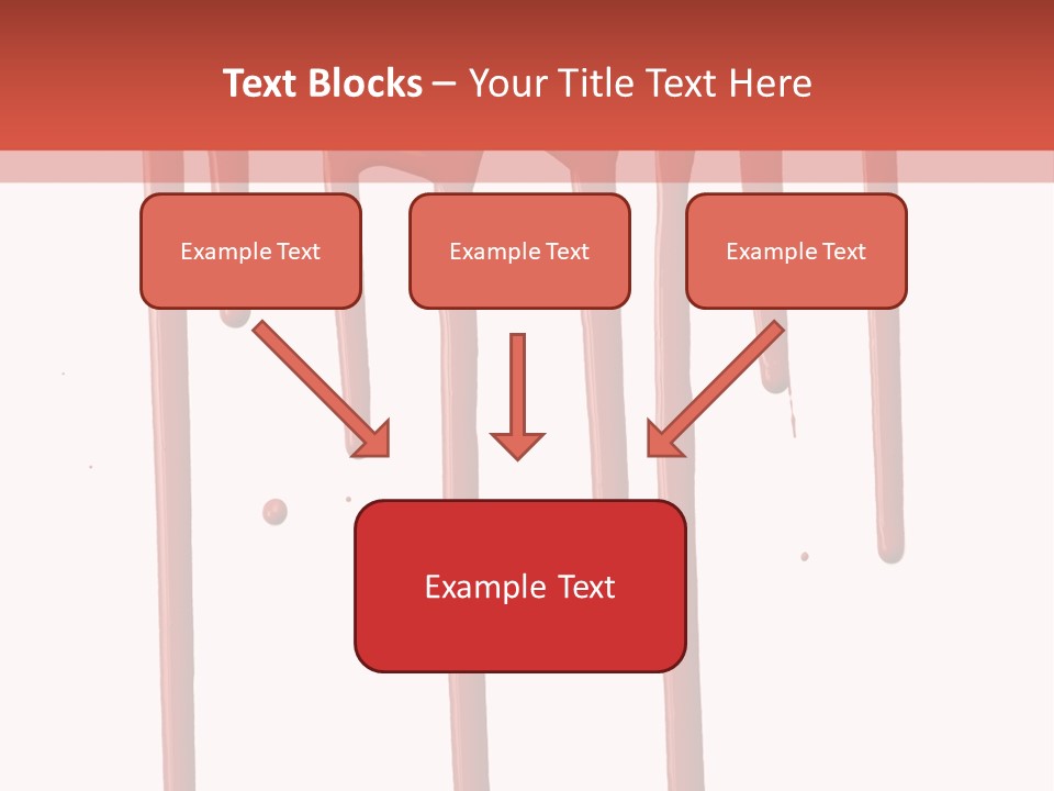 Blotch Drops Spill PowerPoint Template