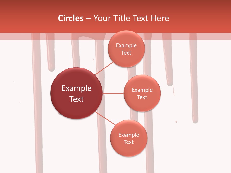 Blotch Drops Spill PowerPoint Template