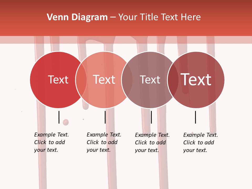 Blotch Drops Spill PowerPoint Template