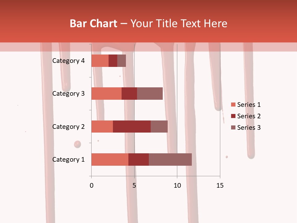 Blotch Drops Spill PowerPoint Template
