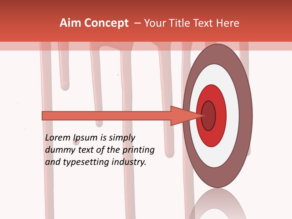 Blotch Drops Spill PowerPoint Template