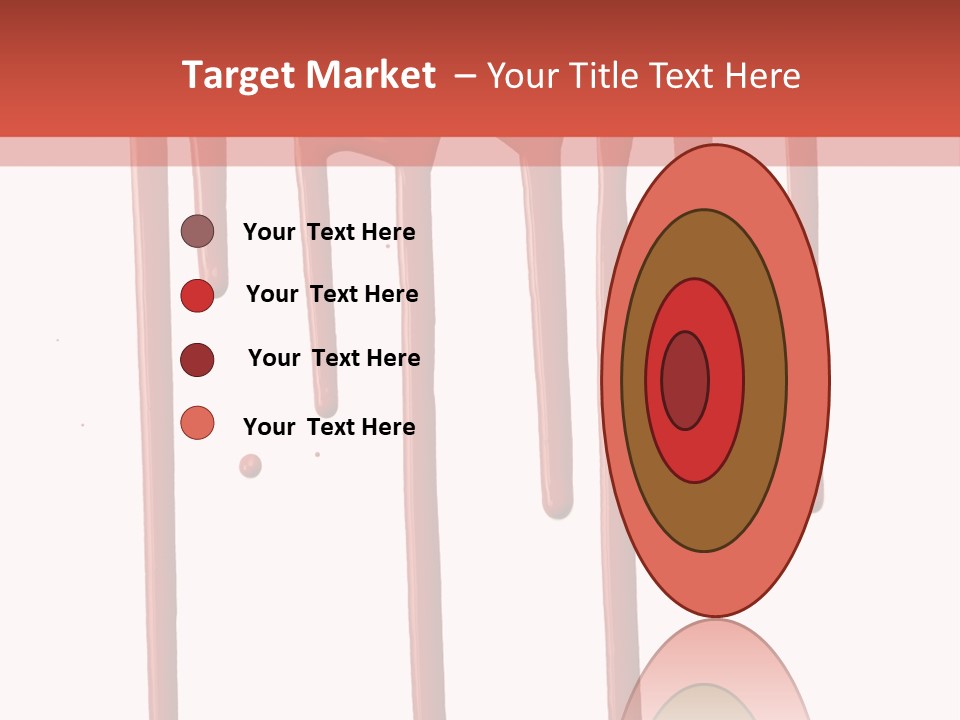Blotch Drops Spill PowerPoint Template