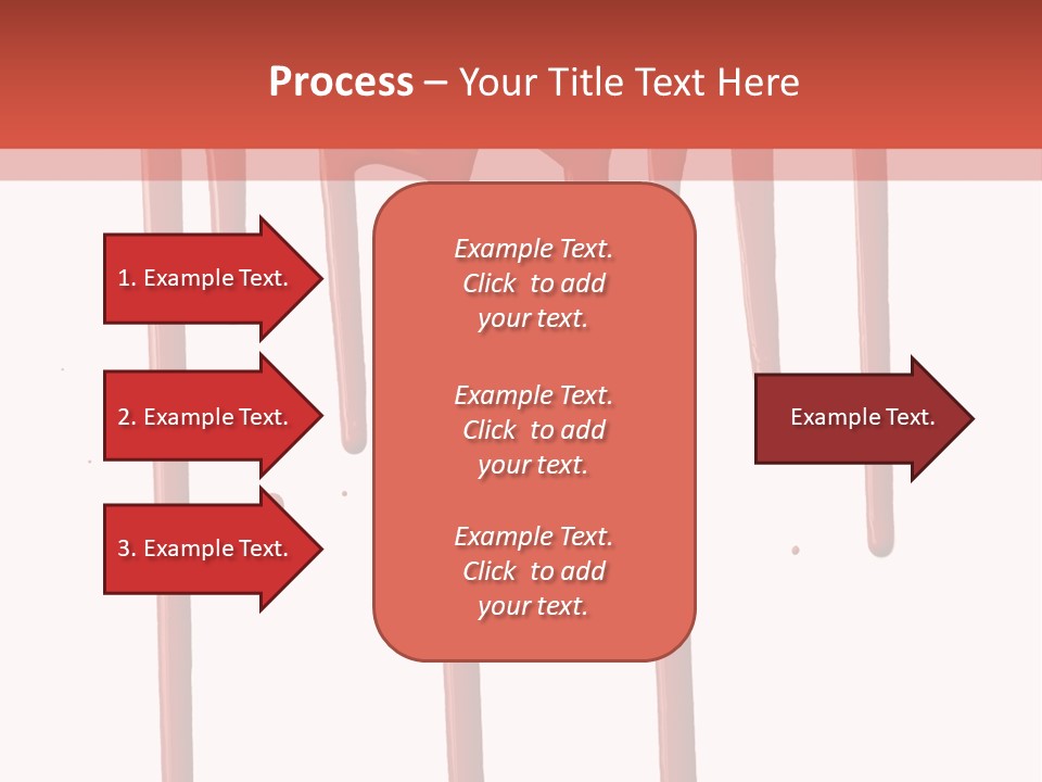 Blotch Drops Spill PowerPoint Template