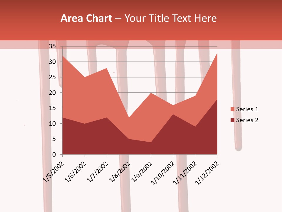 Blotch Drops Spill PowerPoint Template