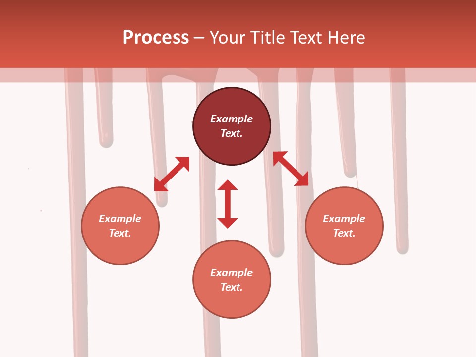 Blotch Drops Spill PowerPoint Template