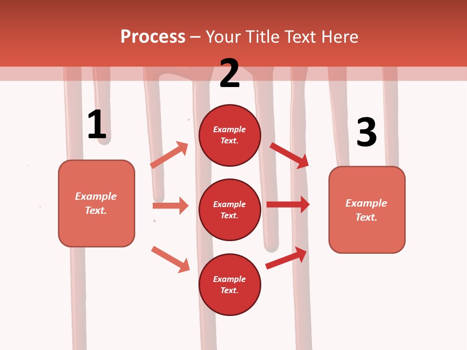 Blotch Drops Spill PowerPoint Template