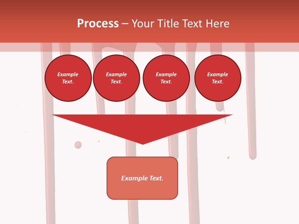 Blotch Drops Spill PowerPoint Template