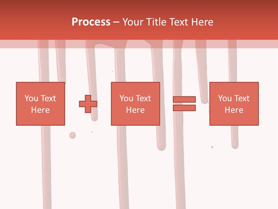 Blotch Drops Spill PowerPoint Template