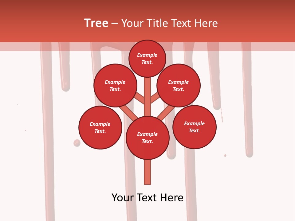 Blotch Drops Spill PowerPoint Template